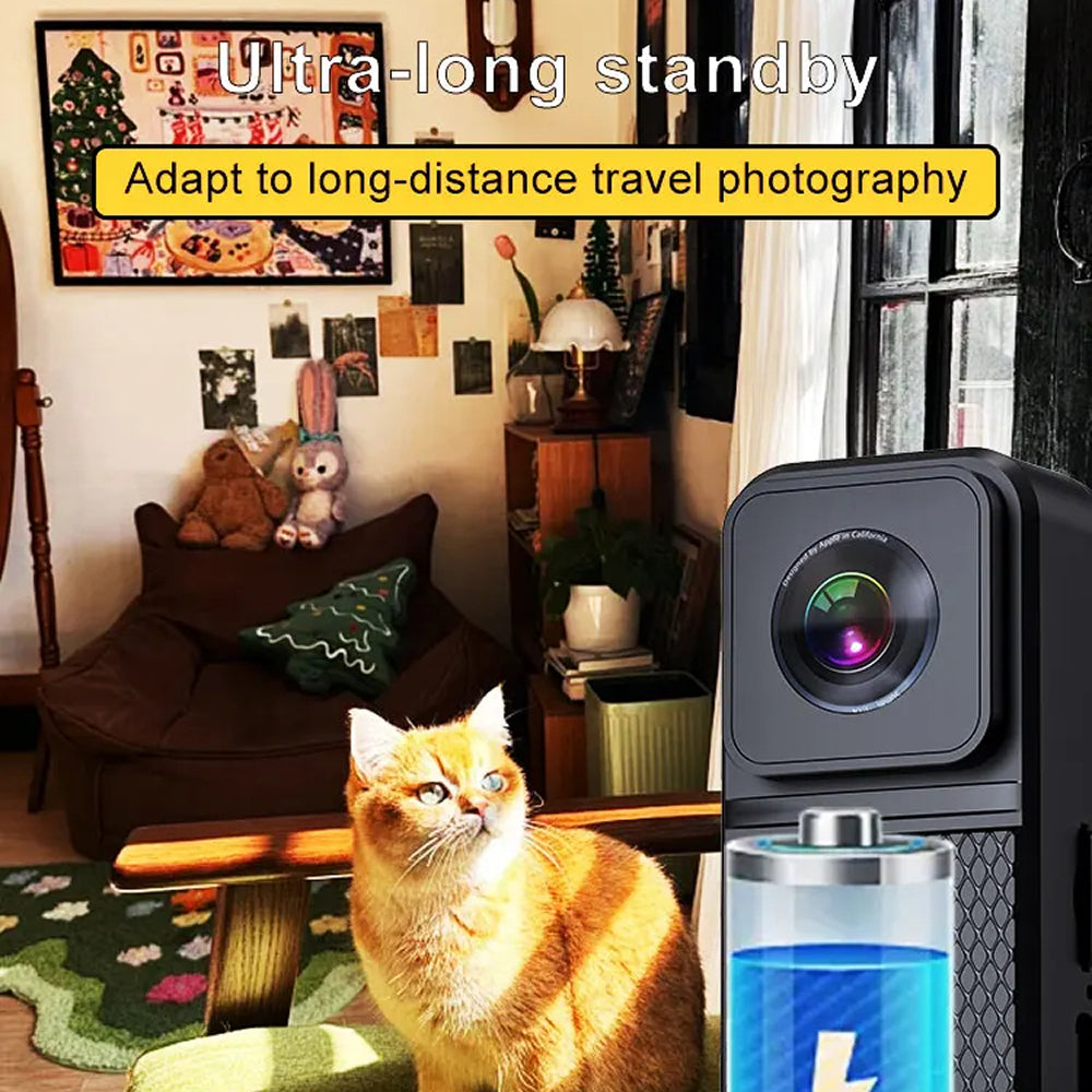 PawiPixel 1080P HD Pet Collar Camera with Stabilization