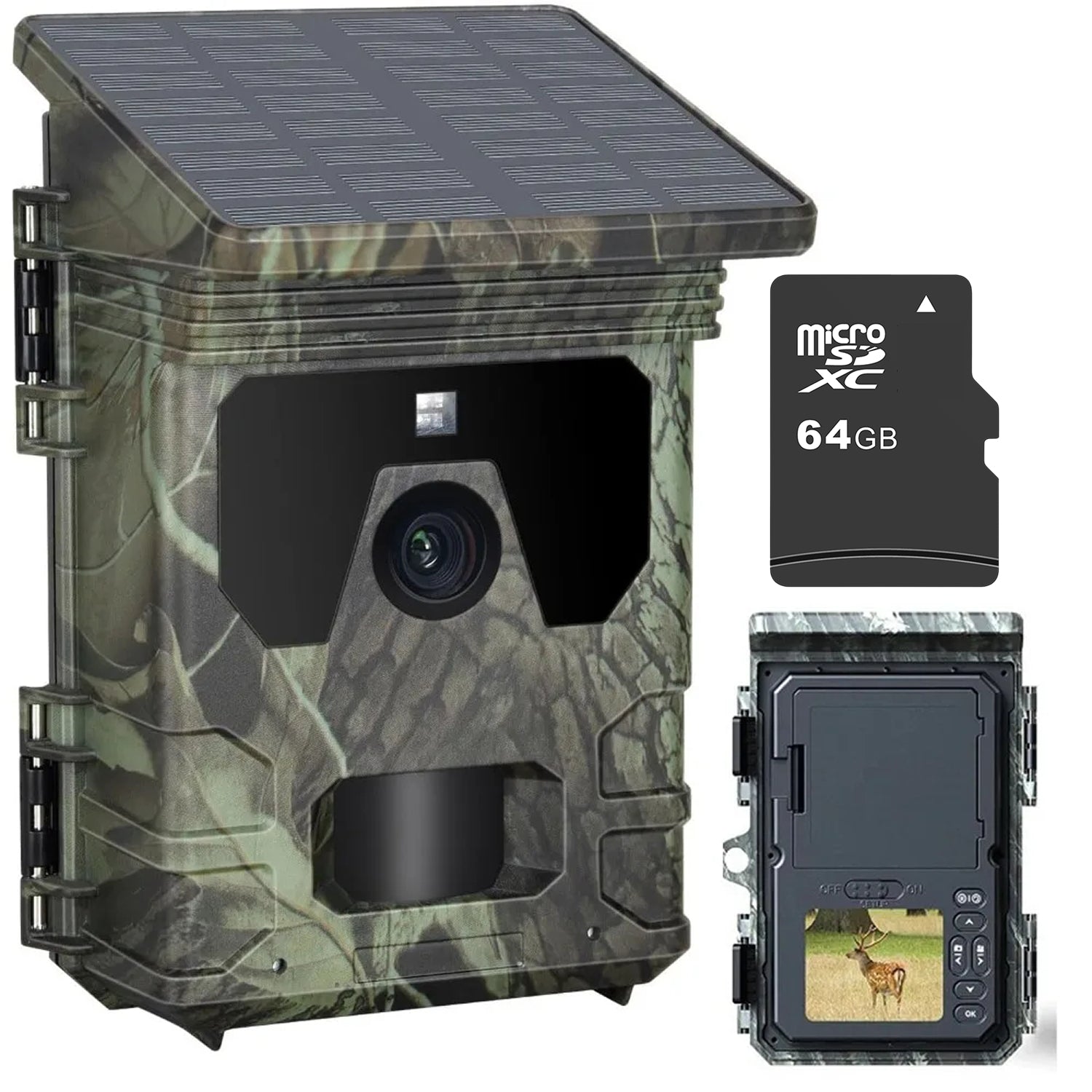 PawnixCam Solar Trail Camera | 50MP 4K No-Glow Night Vision