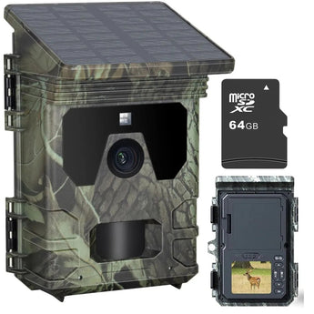 PawnixCam Solar Trail Camera | 50MP 4K No-Glow Night Vision