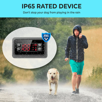 PupiPatro Portable Wireless GPS Dog Fence & Training Collar
