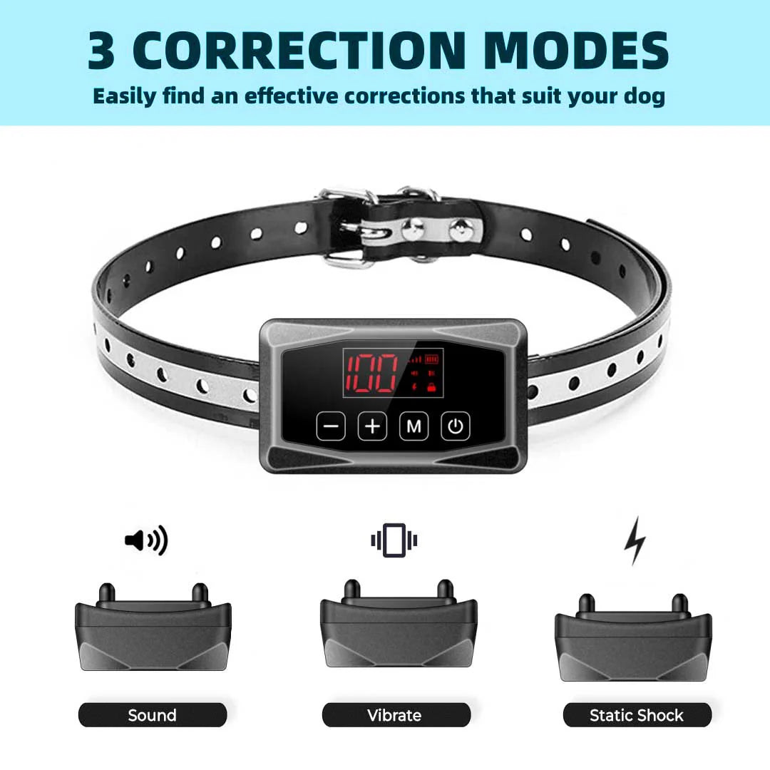 PupiPatro Portable Wireless GPS Dog Fence & Training Collar