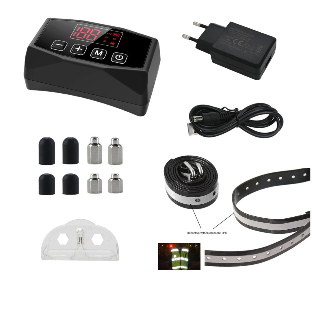 PupiPatro Portable Wireless GPS Dog Fence & Training Collar