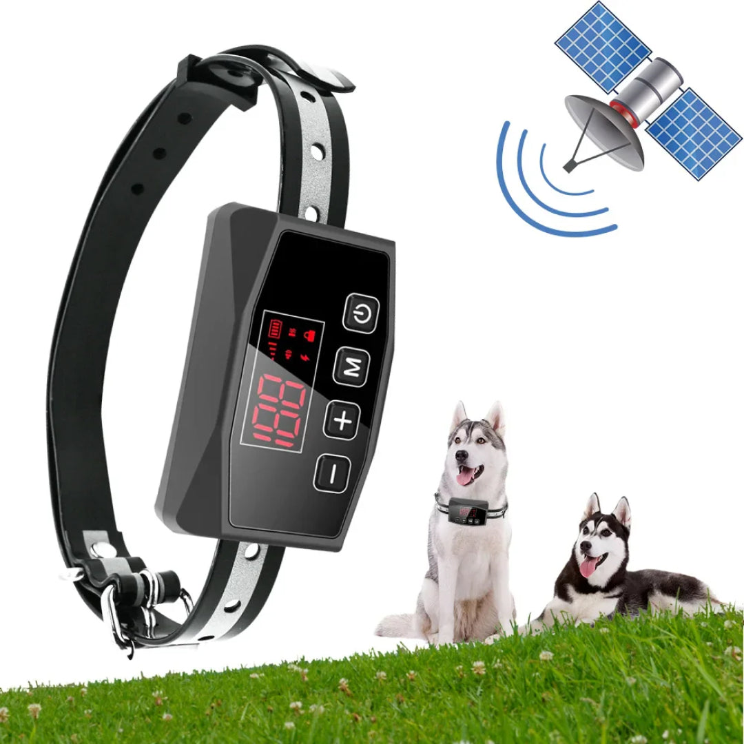 PupiPatro Portable Wireless GPS Dog Fence & Training Collar