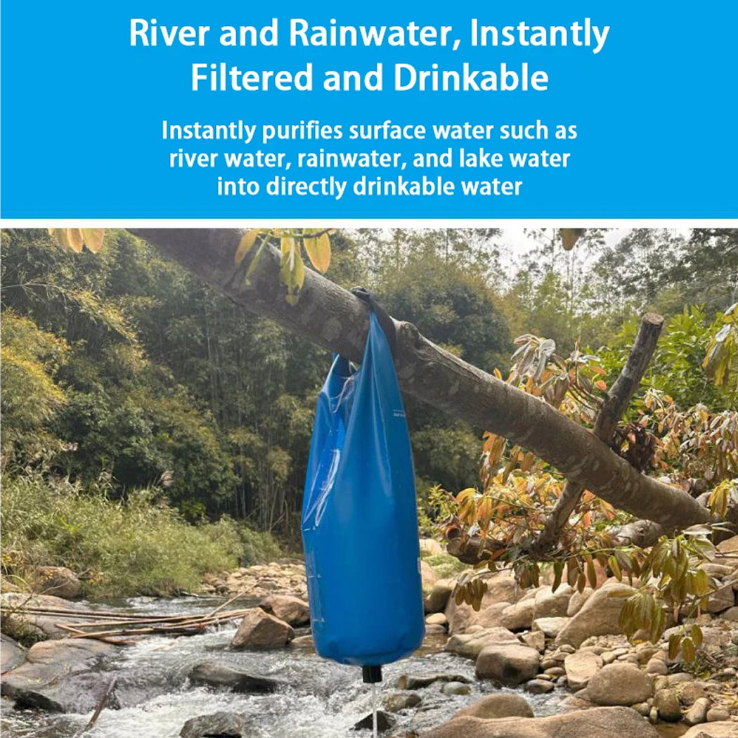 PureDropy 10L Gravity Water Filter for Camping & Emergencies