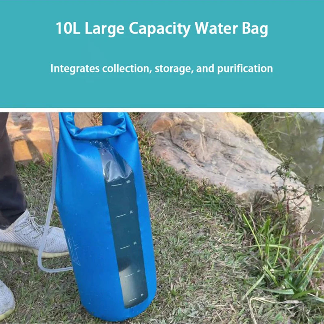 PureDropy 10L Gravity Water Filter for Camping & Emergencies