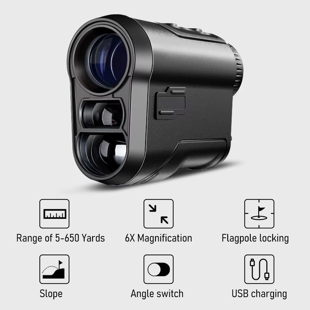 RangiMax Golf Rangefinder with Slope & Flagpole Lock
