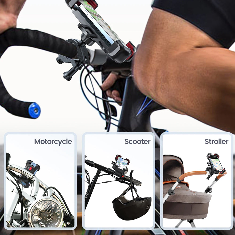 RidoFolix Universal Secure Bike & Motorcycle Phone Mount