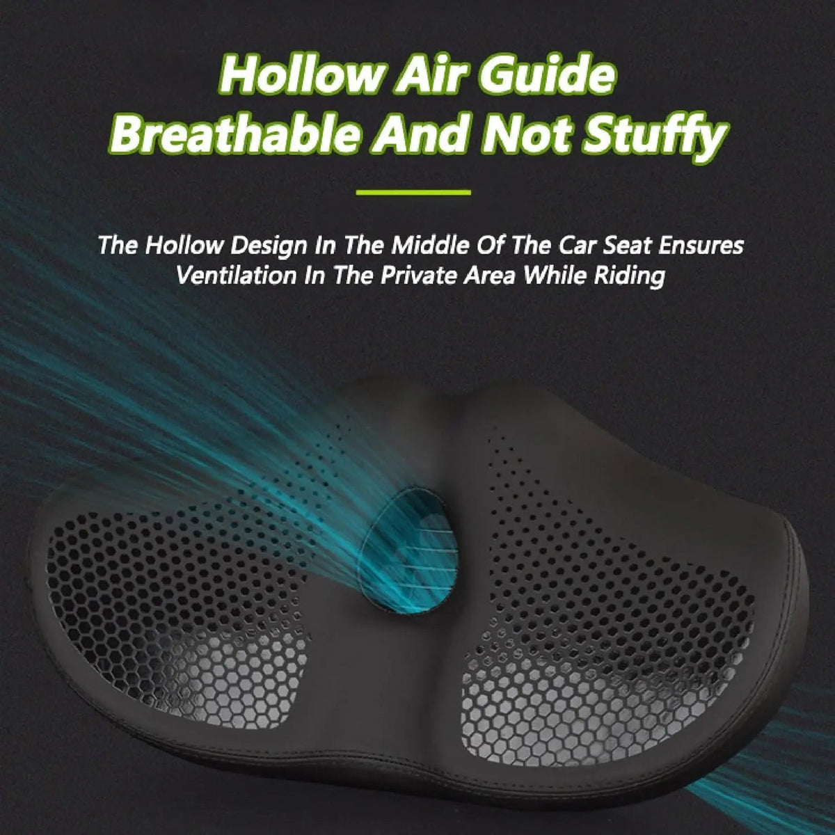 RigoCyclex Noseless Oversized Comfort Bike Seat