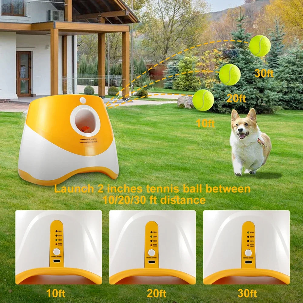 RodoWufi Automatic Dog Ball Launcher for Small and Medium Dogs