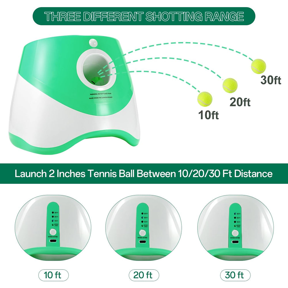 RodoWufi Automatic Dog Ball Launcher for Small and Medium Dogs