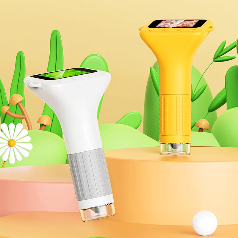 ScopiKids Portable Digital Microscope for Kids with 2" IPS Screen