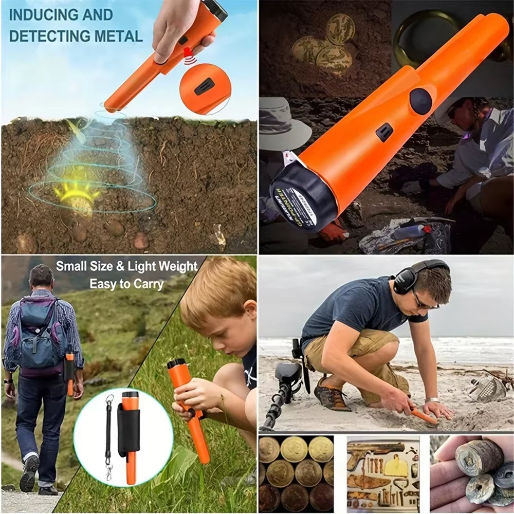 Seekretary IP66 Waterproof Pinpointer Metal Detector for Gold & Relics