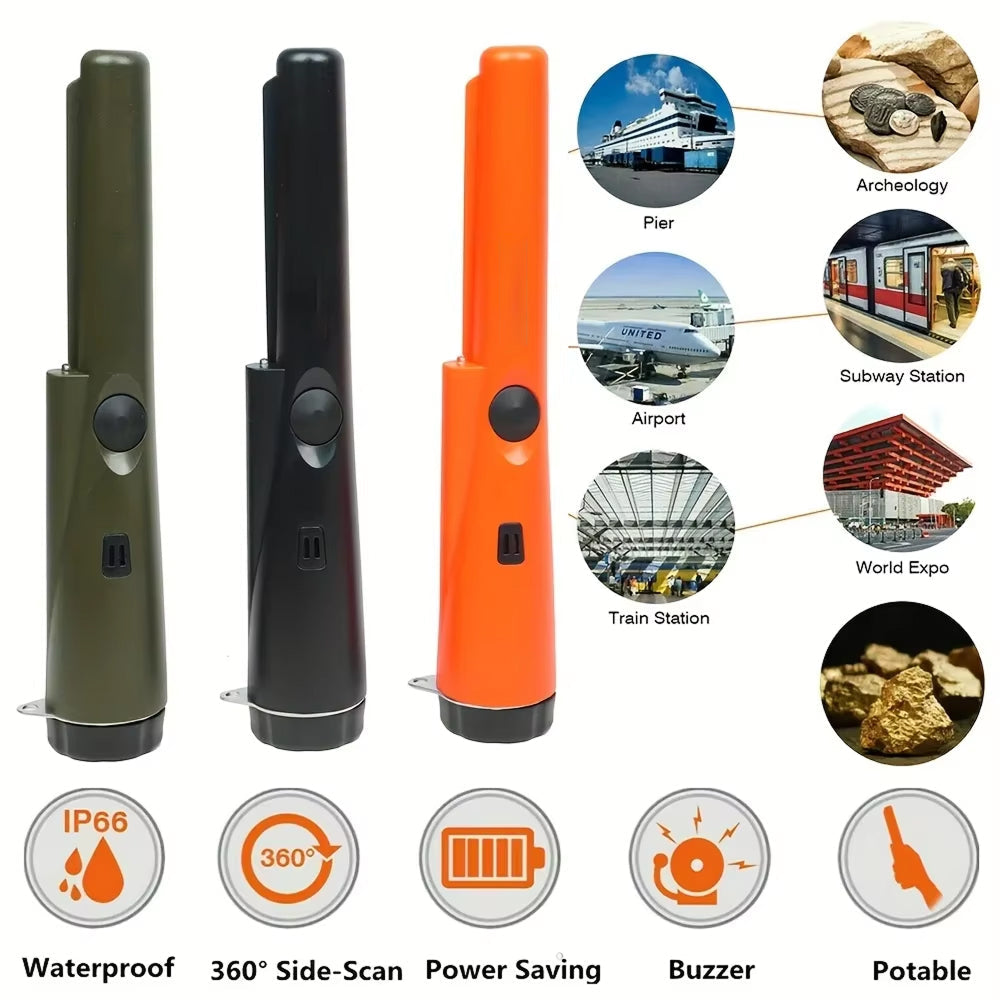 Seekretary IP66 Waterproof Pinpointer Metal Detector for Gold & Relics
