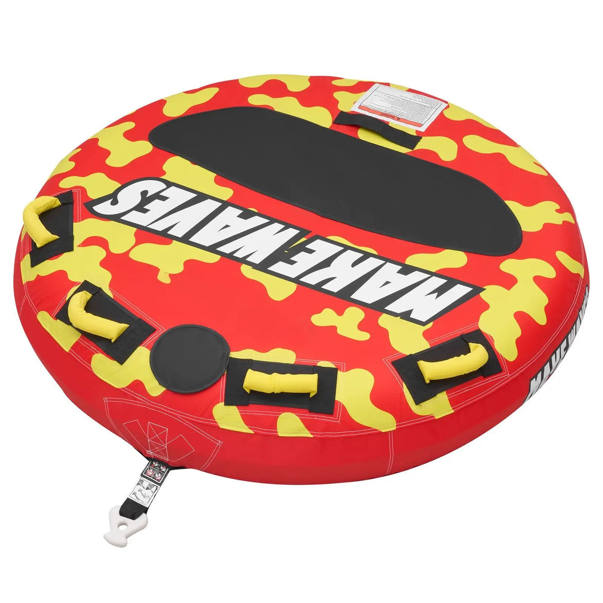 SkimFuri 2-Rider Boating Towable Tube with Anti-Slip Deck