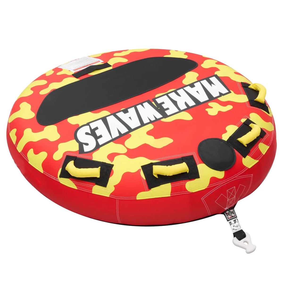SkimFuri 2-Rider Boating Towable Tube with Anti-Slip Deck