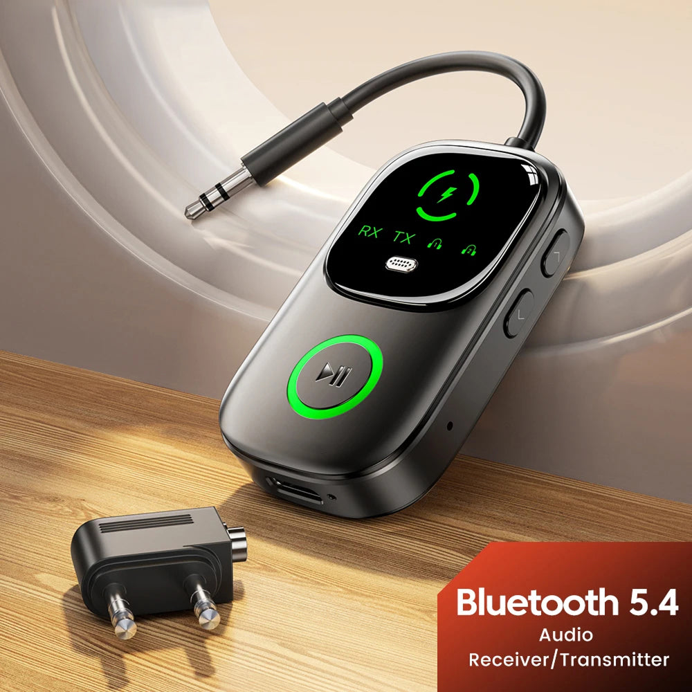 SkyePatt 2-in-1 Airplane Bluetooth 5.4 Audio Adapter