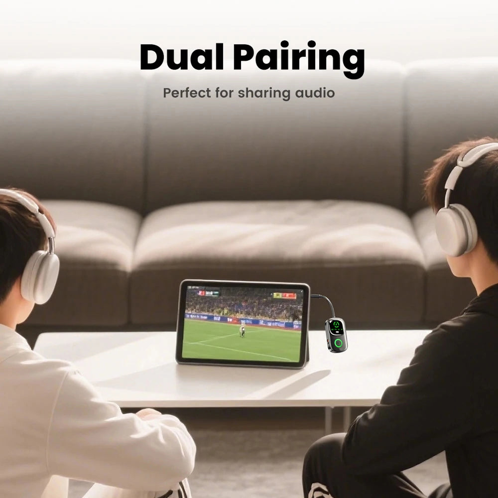 SkyePatt 2-in-1 Airplane Bluetooth 5.4 Audio Adapter
