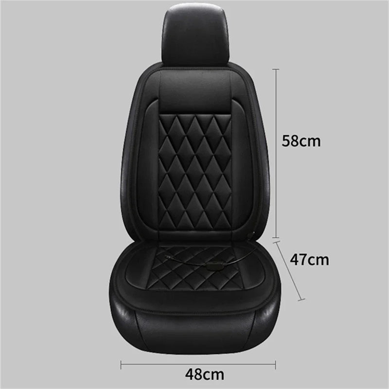 SnugRaxis 12V Heated Car Seat Set for Driver and Passenger