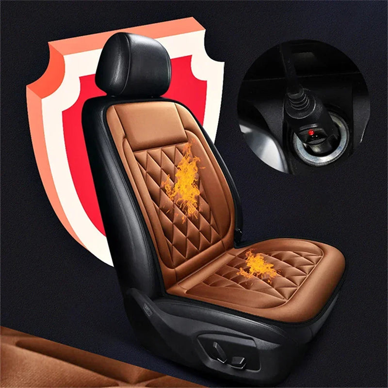 SnugRaxis 12V Heated Car Seat Set for Driver and Passenger