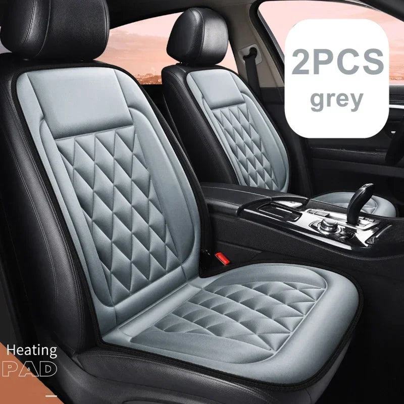 SnugRaxis 12V Heated Car Seat Set for Driver and Passenger