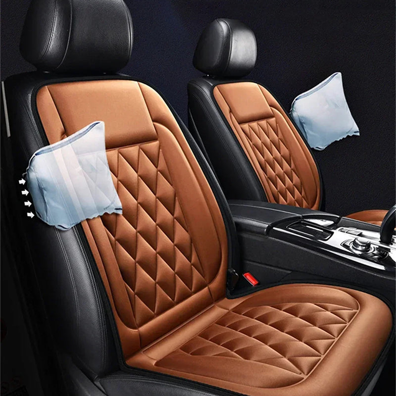 SnugRaxis 12V Heated Car Seat Set for Driver and Passenger