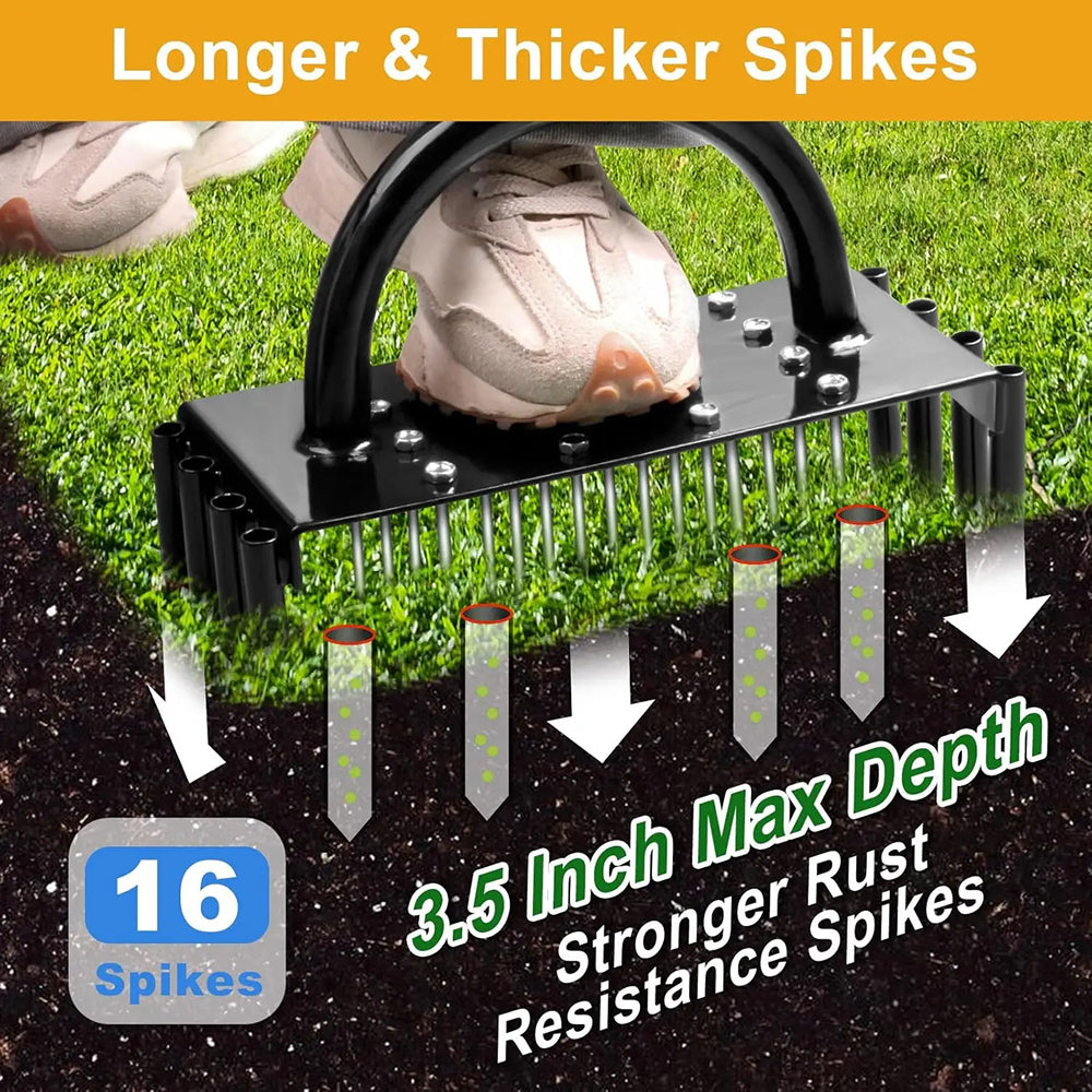 SoiluDril Manual Lawn Aerator for Compacted Soil