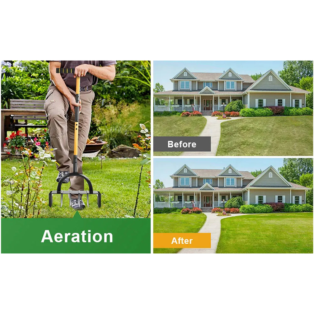 SoiluDril Manual Lawn Aerator for Compacted Soil