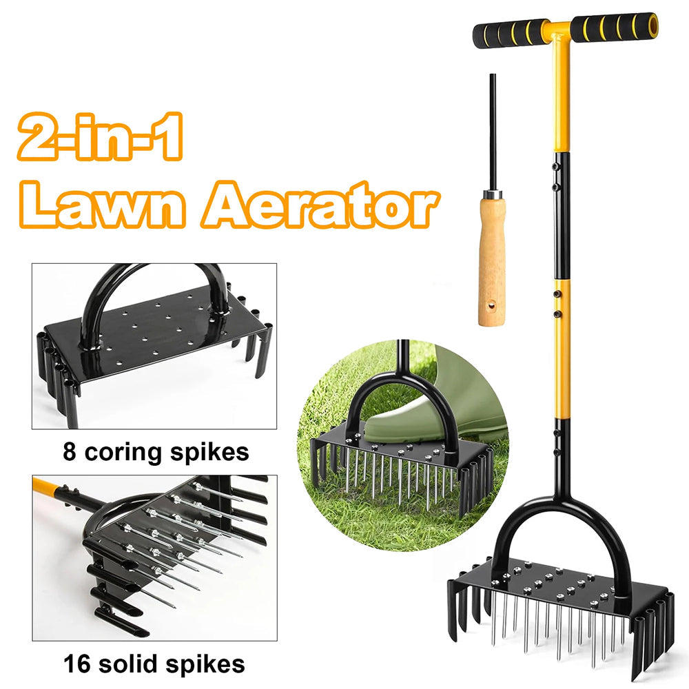 SoiluDril Manual Lawn Aerator for Compacted Soil