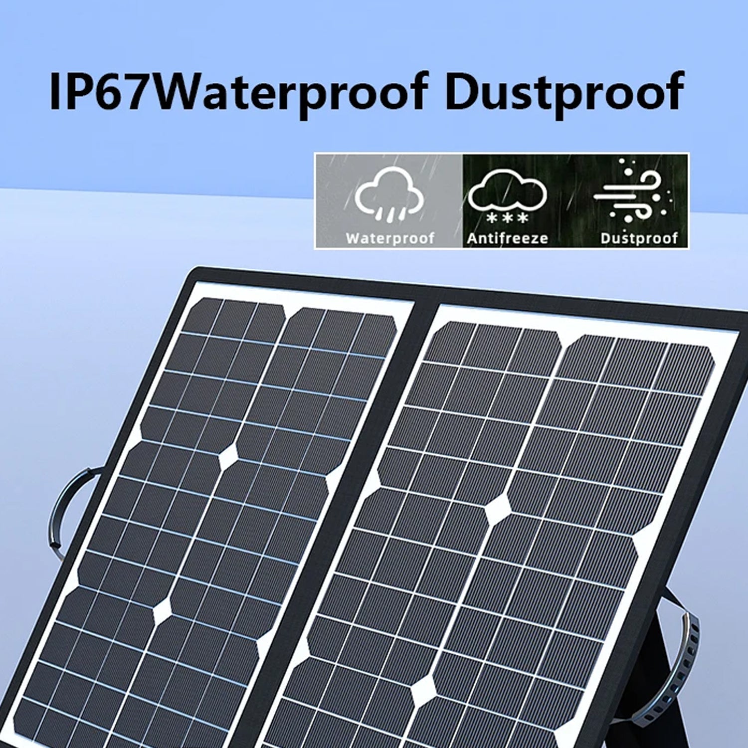 SolariFol High-Efficiency Portable Solar Panel for Camping