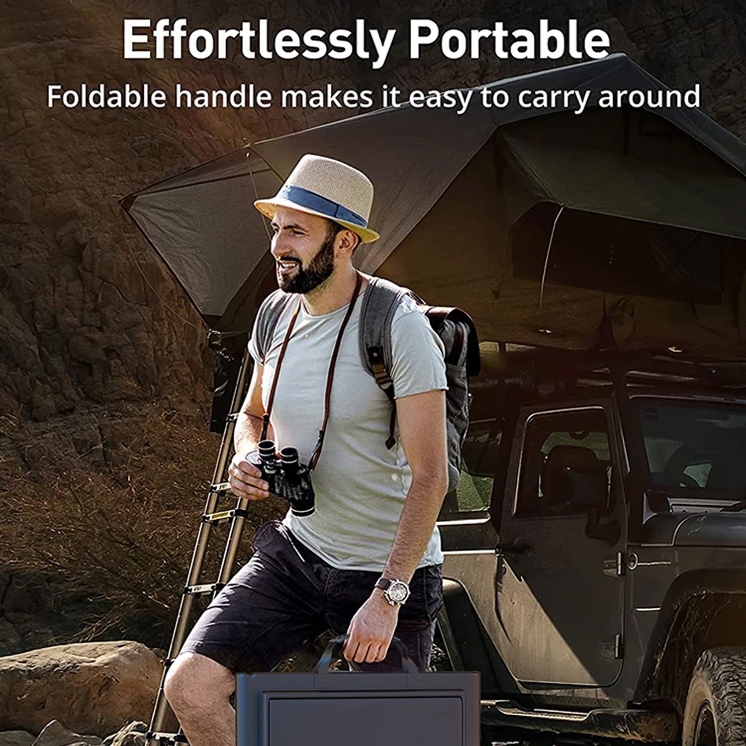SolariFol High-Efficiency Portable Solar Panel for Camping