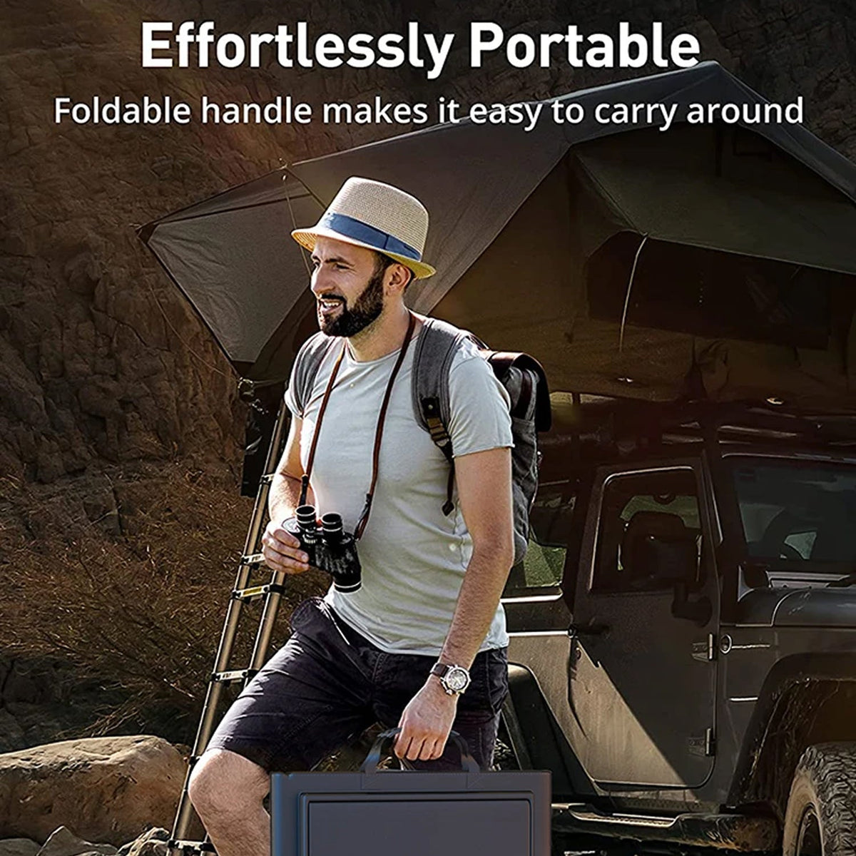SolariFol High-Efficiency Portable Solar Panel for Camping