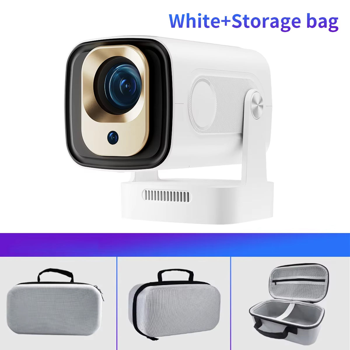 SoliiSight Portable Outdoor Projector 1080P WiFi 6