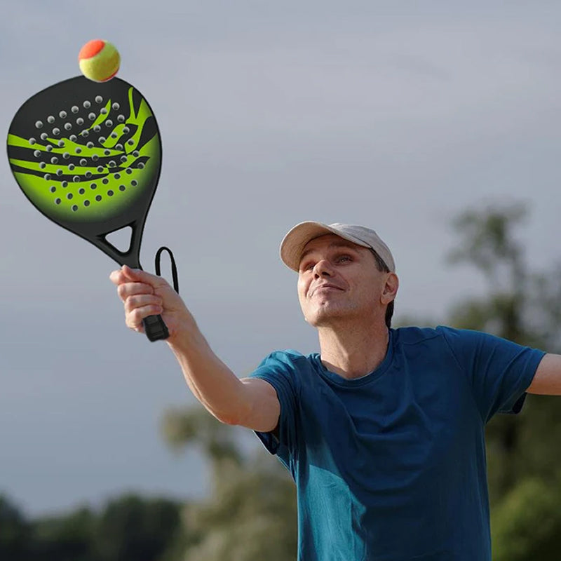 Tennisixo Beginner Padel Racket Lightweight Carbon Fiber EVA Foam