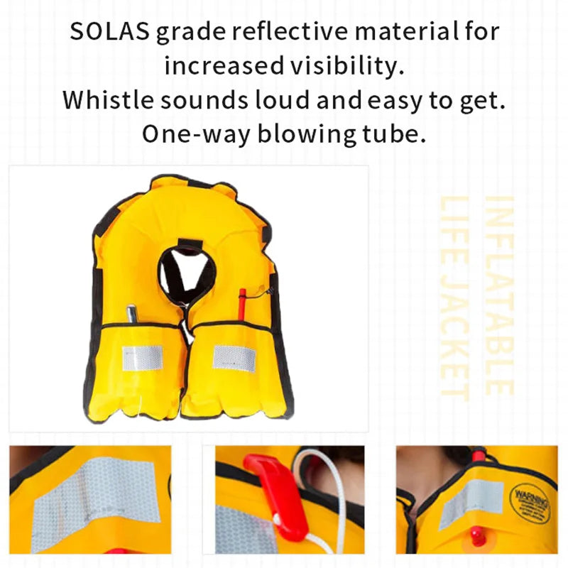TidePako Inflatable PFD Life Jacket for Fishing and Boating