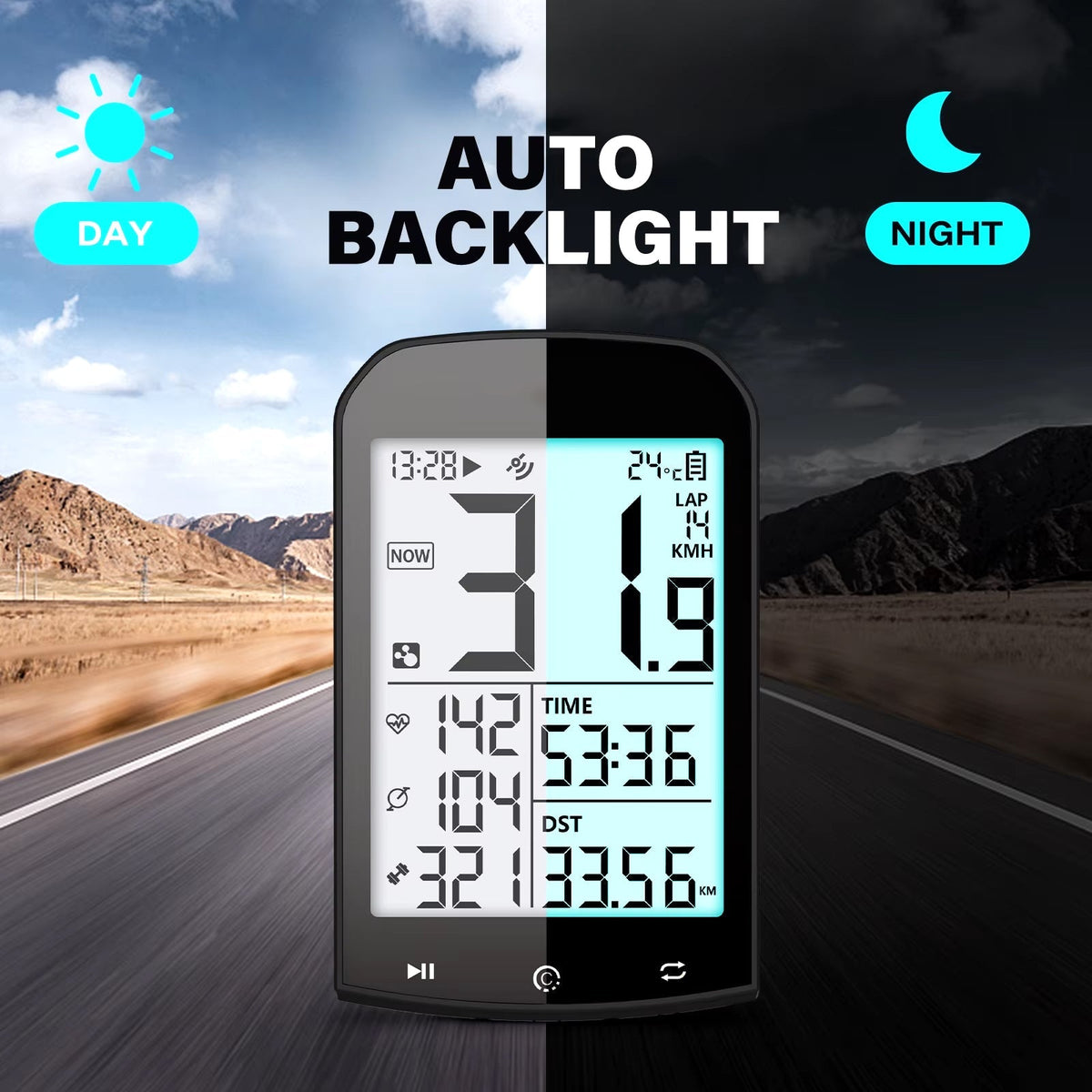 VelMetrix Cycling Computer: 35H Battery GPS Tracker