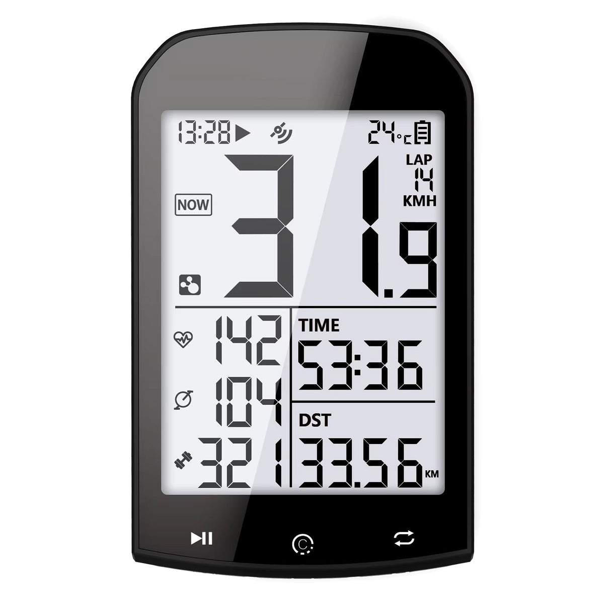 VelMetrix Cycling Computer: 35H Battery GPS Tracker