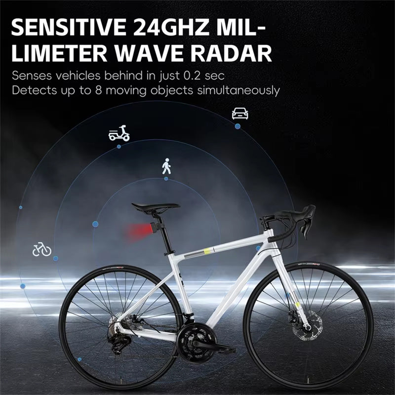 Velorayx 24GHz Bike Radar & Smart Brake Taillight