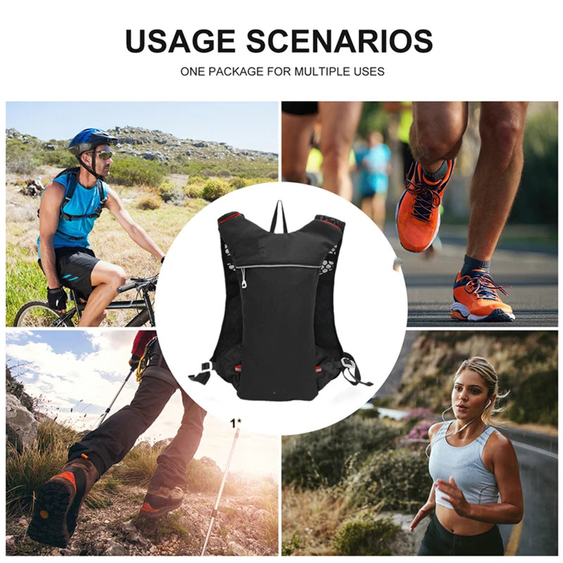 VestRiux 5L Running Hydration Vest with 2.0L Bladder