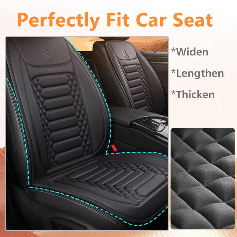WarmiShift 12V Heated Car Seat Cover with Fast 30-Second Warmth