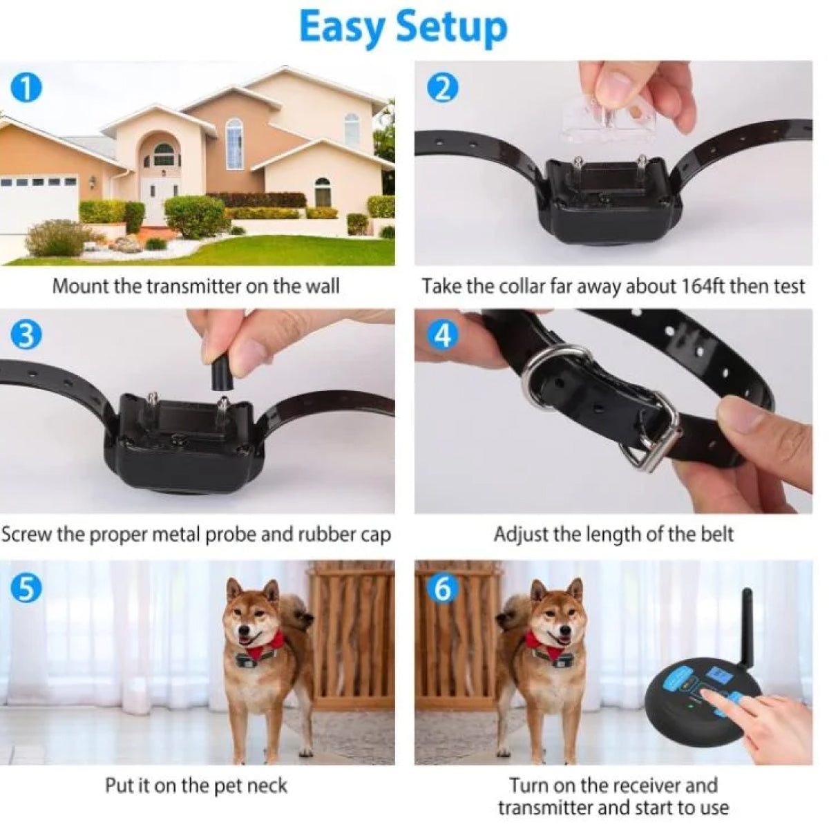 WufyFenci Wireless Dog GPS Fence & Pet Tracker